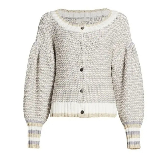 Ramy Brook Jack Button-Front  Cardigan Size Large - Picture 3 of 17